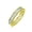 Gold-Tone, variant on Womens Cubic Zirconia Cocktail Statement Ring: Emerald Cut Baguette CZ Eternity Band