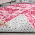 thumbnail image 7 of Junovo Luxury Velvet Shag Area Rug Modern Indoor Fluffy Rugs, Extra Comfy and Soft Carpet For Bedroom Living Room Kids Room,8'x10',Hot Pink, 7 of 7