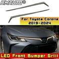 thumbnail image 4 of Car Bumper LED Grill Racing Grills Grille Body Kit Front Bumper Grill Racing Grills For Toyota Corolla 2019-2024 Exterior Part, 4 of 6