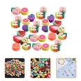 thumbnail image 3 of Miangastore 100pcs Clay Polymer Beads Assorted Color Hand-made Jewelry Material for Friends Family, 3 of 8
