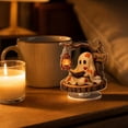 thumbnail image 4 of Halloween Decorations Desktop Ghost, 360 Degree Rotating Ghost Figurine with Cute Design, Spooky Halloween Tabletop Ornament for Home Office Classroom Party Decor Holiday Display, 4 of 7