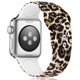thumbnail image 3 of Correa de Leopardo Compatible con Correa de Apple Watch, Correa de Silicona con patrón Impreso Compatible con Correa iWatch SE/Series 7 6 5 4 3 2 1, 42 mm/44 mm JM, 3 of 5