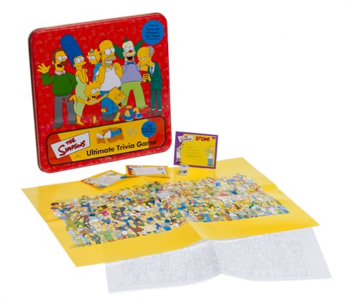 Simpson Ultimate Trivia Game In Collectible Tin 2002 By Cardinal 