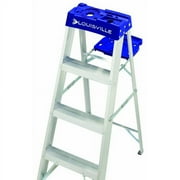 Louisville Ladder 6-Foot Aluminum Step Ladder with molded pail, 250-Pound Load Capacity, Type I, AS2106