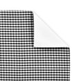 thumbnail image 3 of Lush Decor Gingham Check Yarn Dyed Table Runner Off White and Black, Single, 13" x 72", 3 of 7