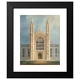 thumbnail image 2 of Alexander Jackson Davis 15x17 Black Modern Framed Museum Art Print Titled - Library and Chapel, University of Michigan, Ann Arbor (Front Elevation) (1838-39), 2 of 5