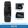 thumbnail image 4 of Interruptor de ventana eléctrica delantero izquierdo Unique Bargains para Dodge Journey 2011-2019 No.68084001AB, 4 of 7