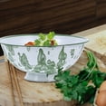 thumbnail image 5 of PAMINGONO 1 Set Enamelware Bowl Noodle Bowls Multi Color Round Footed For 11.4x11.4x2.8in, 5 of 8