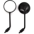 thumbnail image 1 of APEBAZY Motorcycle Rear View Mirror Classic Retro Round Handlebar Side Mirror with 8 mm 10 mm Screws and Metal Shafts for ATV Scooter Dirt Bike Cruiser, 1 of 5