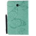 thumbnail image 3 of Galaxy Tab A 10.1-inch SM-T580/ SM-T585 Case, Allytech Embossed with Butterfly Series Folio Stand Wallet Case with Cards/Cash Holder for Samsung Galaxy Tab A 10.1" Tablet(SM-T580/ SM-T585), Green, 3 of 7