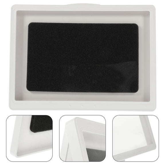 NICERIO Wall Mounted Tablet Holder White with Adjustable Angle for Home Bathroom Kitchen Use