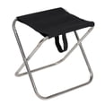 thumbnail image 4 of Taburete de camping Sunnimix Silla de pesca plegable Portátil Negro, 4 of 8