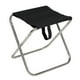 thumbnail image 4 of Taburete de camping plegable, resistente al desgaste, mini, portátil, para jardinería, senderismo y césped. Negro, 4 of 9