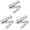 White*3, variant on 3Pcs Sewing Measuring Tape,Measuring Tool,Measuring Tape For Body Fabric Sewing Tailor Cloth Knitting Home Craft Measurements,150cm