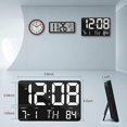 thumbnail image 3 of Digital Wall Clock Display Alarm Clock With Wireless Remote Control Led Wall Clock With Date And Te, 3 of 5