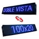 thumbnail image 2 of Letrero Led Azul Programable Doble Vista Wifi 100cm X 20cm Publicidad, Negocio, Tiendas, 2 of 4