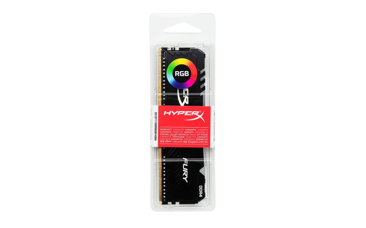 Kingston HyperX FURY DDR4 3000MHz 16GB×1 HyperX Fury 16GB 3000MHz DDR4 CL15 DIMM RGB - Walmart.com