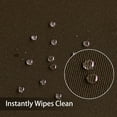 thumbnail image 3 of 210GSM Rectangle Table Cloth - Heavy Duty Water Resistance Microfiber Tablecloth, Decorative Fabric Table Cover for Outdoor and Indoor Use (Chocolate, 60 x 120 Inch), 3 of 6