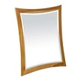 thumbnail image 2 of Decoteak Ct-M-2 Curvature 36" W X 35" H Modern Square Wood Framed Bathroom Wall Mirror -, 2 of 2