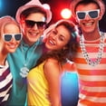 thumbnail image 3 of Accesorios de Disfraz Riuziyi Hip Hop de los 80s y 90s para Hombres y Mujeres, 3 of 7