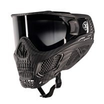 HK Army Skull Goggle For Paintball/Airsoft - Carbon Fiber w/ Smoke Anti-Fog Lens