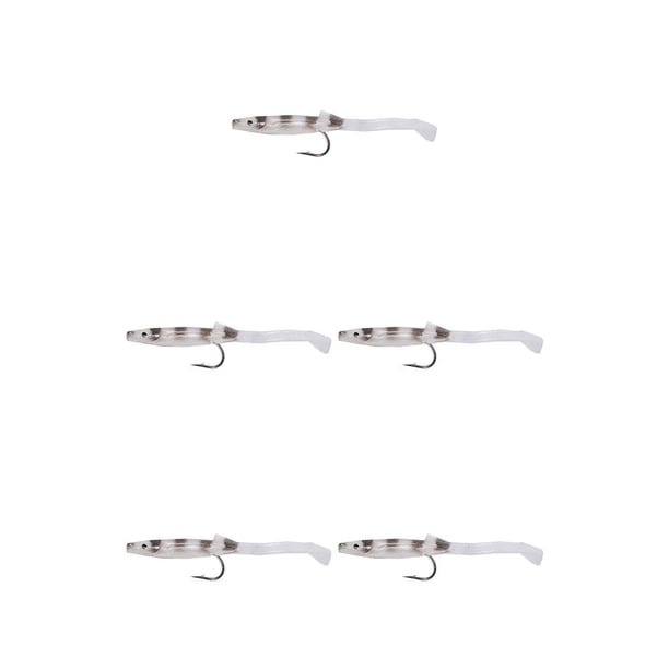 Juego de 6 Señuelos de Pesca Wosthever Cebo de Simulación Tamaño Pequeño Color Leopardo Negro
