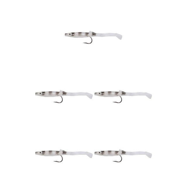Decodeary 6pcs Fishing Lures Exquisite Angling Fittings Professional Simulation Bait Hook Tools Tackle Accessory Fish Lure Leopard black 5Set