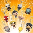 thumbnail image 2 of LLavero de bolsillo de dibujos animados para niños, modelo de colección de juguetes de Anime, Vegeta, Naruto, Iron Man, Loki, Kurama, Kakashi, Goku, regalo de Navidad qiuyongming unisex, 2 of 2