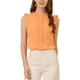 thumbnail image 1 of BLUSA SIN MANGAS CHIC PARA MUJERES INSPIRADA, CON VOLANTES Y PLEATS, IDEAL PARA TRABAJAR, TALLA XL, NARANJA, 1 of 7