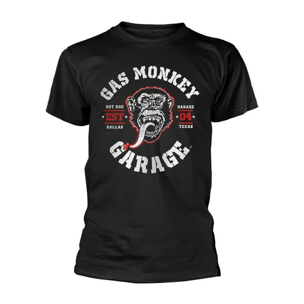 Gas Monkey Garage Camiseta Red Hot para Adultos Unisex Negro Bodega Aurrera en linea