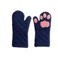 thumbnail image 1 of Inteprter 2 uds guantes para hornear patas guante para horno manoplas antideslizantes cocina ligero transpirable hogar cocina microondas azul Type2 NO2, 1 of 6