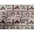 thumbnail image 5 of oneOone Cotton Cambric Rose Brown Fabric Camping Sewing Material Print Fabric By The Yard 56 Inch Wide, 5 of 6