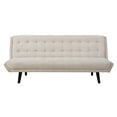 thumbnail image 6 of Modern Contemporary Urban Design Living Room Lounge Club Lobby Tufted Sofa Bed, Fabric, Beige, 6 of 6