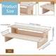 thumbnail image 3 of Exhibidor de madera de 2 niveles para mesa, soporte pequeño para alimentos., 3 of 9