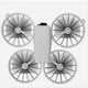 thumbnail image 4 of Para FLIP Propeller 4022F Color Reemplazo de Accesorios de Cuchilla de Ala de Hélice, Accesorios de Cámara de Drones de Cuchilla Azul, 4 of 5