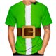 thumbnail image 1 of Camiseta con escote para hombre Patrón impreso en 3D de Navidad Manga corta Pompotops  oipoqjl2334, 1 of 4