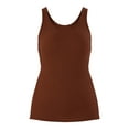 thumbnail image 4 of Time and Tru Women's Ribbed Tank Top, Sizes XS-XXXL, 4 of 5