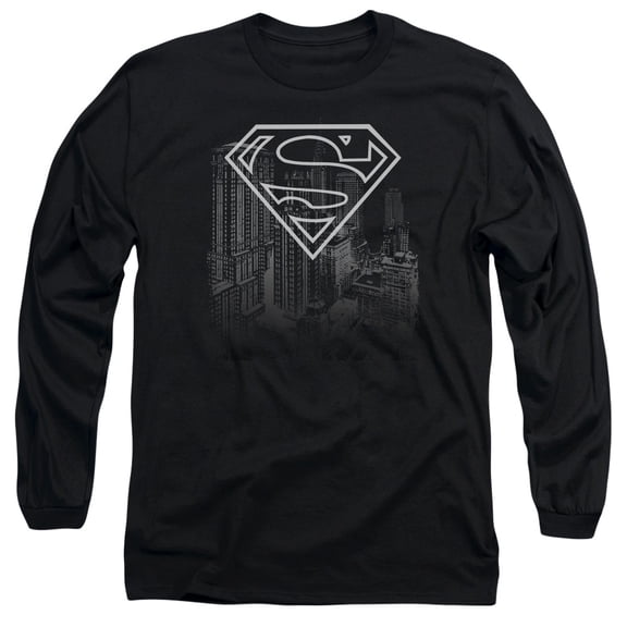 Superman - Skyline - Long Sleeve Shirt - Large