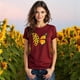 thumbnail image 3 of Blusa con Estampado de Mariposa y Girasoles – Diseño Único y Significativo Color Shedron Talla Extra Grande Marca Emil SaEs, 3 of 4