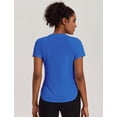thumbnail image 5 of Weardear Workout Tops for Women UPF 50+ Yoga Shirts Short Sleeve Athletic Tops with Side Slits Loose Fit Running Gym Tee Top, 5 of 7