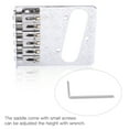 thumbnail image 4 of Bridge For Telecaster Guitar, Roller Guitar Accessory, Easy To Install For Guitar Instrument Lovers, 4 of 8