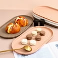 thumbnail image 5 of UDIYO Dessert Tray,Food Grade BPA Free Smooth Edge Storage Tray,Oval Storage Tray Dish Dinner Plate, 5 of 10