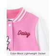 thumbnail image 4 of Chaqueta Disney Daisy Duck Varsity Bomber para niñas de 5 a 6 años, 4 of 6