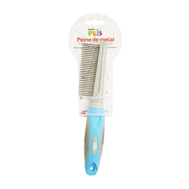 Peine para Perro Fancy Pets Metal Pelo Largo