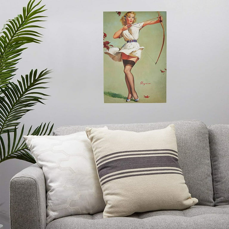 Pin-up Girl Posters, Vintage Inspired Wall Art (13 x 19 in, 20 Pack)