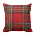 thumbnail image 1 of BOSDECO Housse de Coussin de Noël à Carreaux Rouge et Vert 20x20 Pouces, 1 of 1