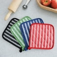 thumbnail image 2 of Better Houseware Striped Pot Holder (Green), 1683/G, 2 of 2