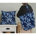 thumbnail image 5 of Soimoi Florals Print, Silk Fabric, Decor Sewing Fabric by The Yard 42 Inch Wide,Decorative Fabric for Shirts Suits Ties, Navy Blue, 5 of 6