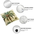 thumbnail image 4 of Tropical Palm Tree Throw Pillow Covers Vintage Green Leaf Decorative Pillow Cases Cushion Covers for Sofa Couch Indoors&amp;Outdoors Decor, 4 of 5
