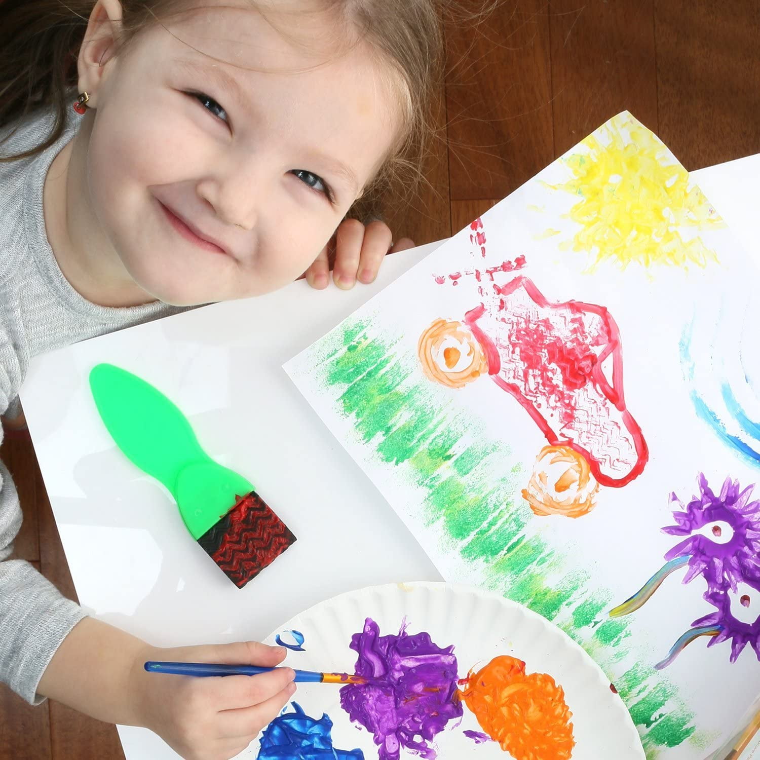 Toddler Painting Brush – Manine Montessori